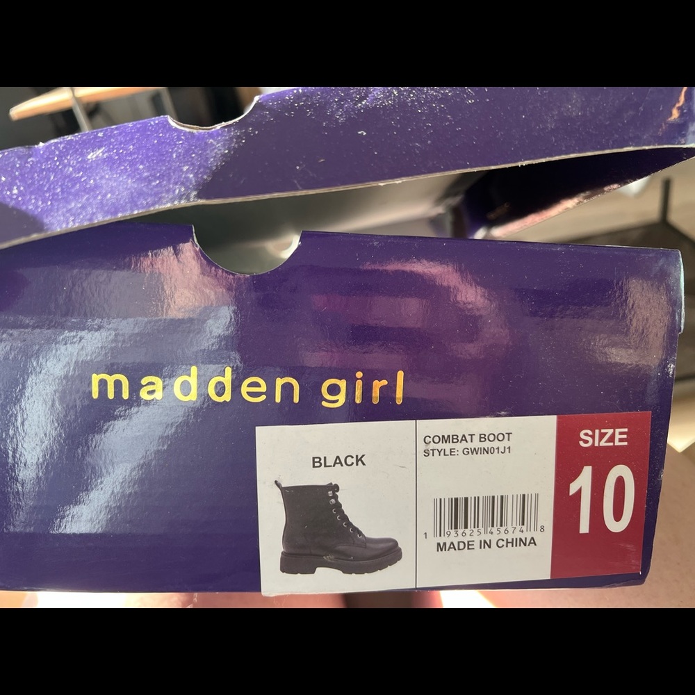 Madden Girl Combat Boot